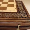 Wooden Chess Board Hand Carved