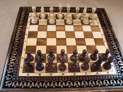 Handmade Chess Board Set made of Wood