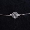 Celtic Shield Knot Bracelet Sterling Silver 925