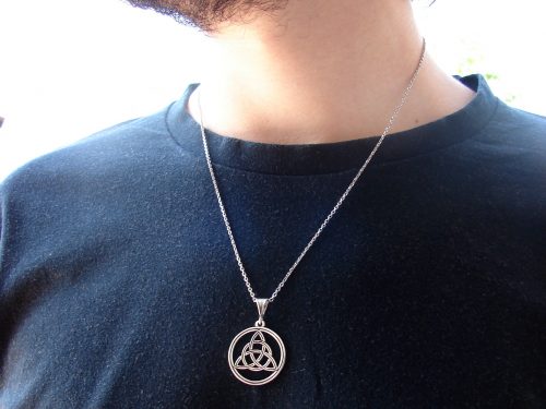 Pendant Celtic Knot Triquetra Sterling Silver 925