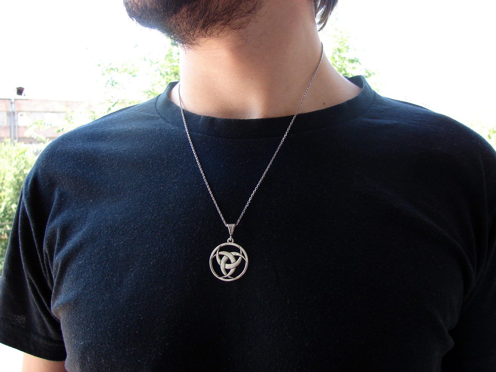 Moon Goddess Mother Moon Links Tribal Triple Moon Pendant Sterling Silver Triple Moon Link on Bar Yoga Boho Symbolic Moons Moons