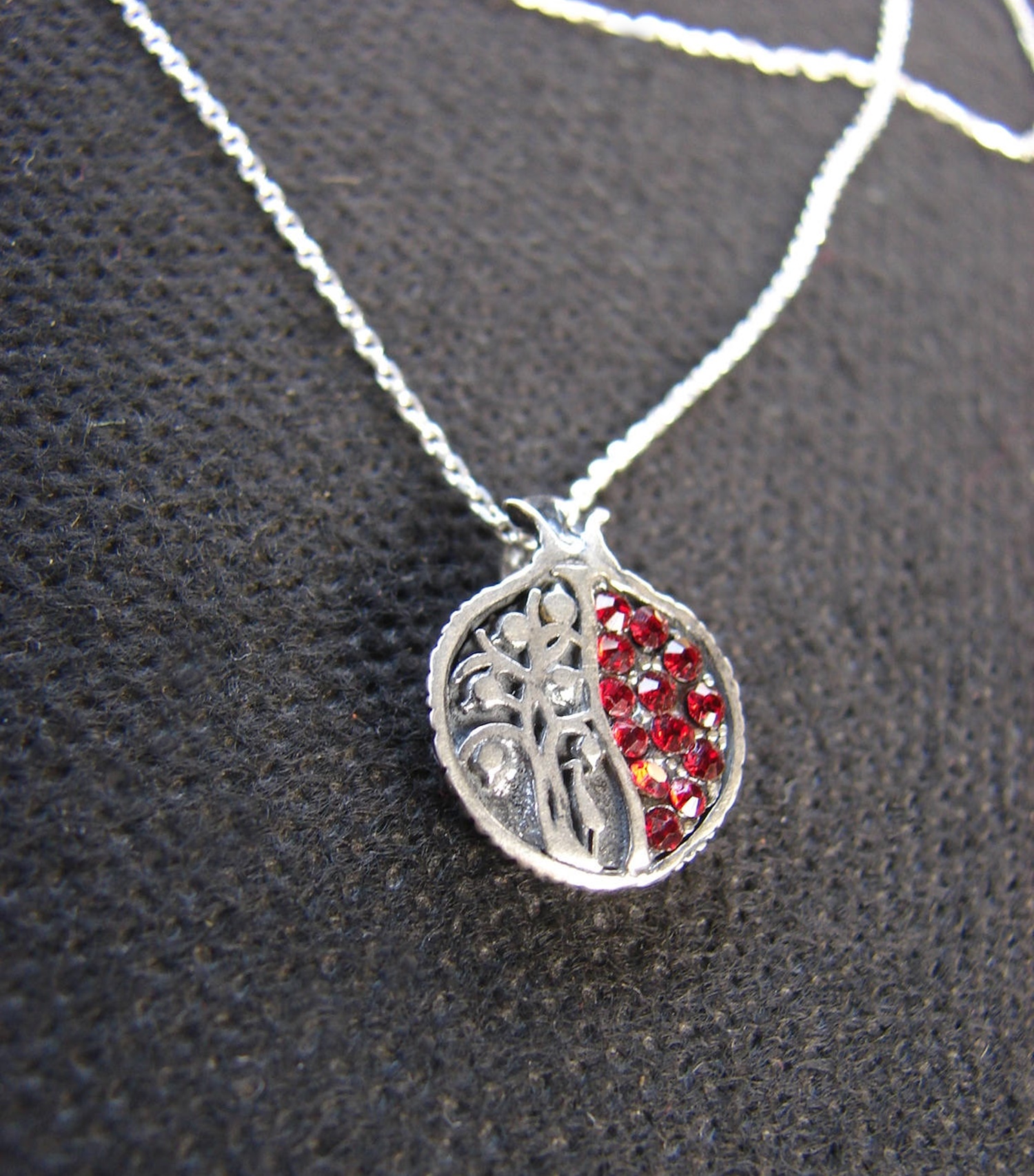 Pomegranate Tree of Life Necklace