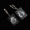 Silver Pomegranate Earrings, Armenian Handmade Jewelry