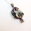Pomegranate Necklace Sterling Silver 925 with Red Garnet