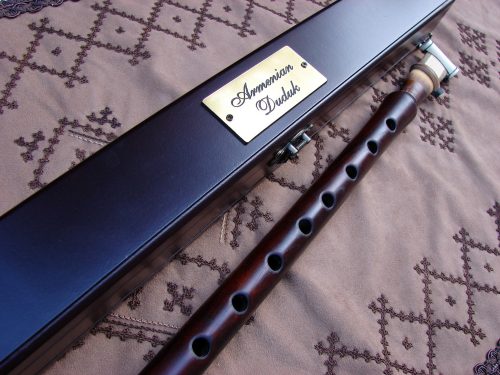 Duduk made of Apricot Wood in key A with Wooden Gift Box