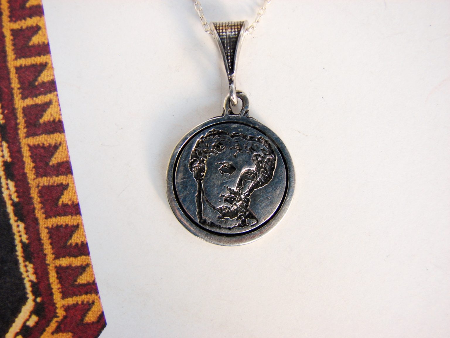 Armenian Goddess Anahit Pendant Sterling Silver 925