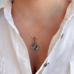 Armenian Goddess Anahit Pendant Sterling Silver 925