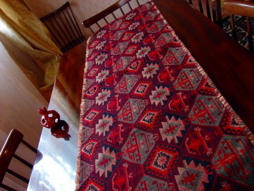 Table Runner Armenian Carpet Ornament