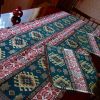Ethnic Style Table Runner Armenian Carpet Ornament with 2 napkins