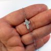 Cross Bracelet Sterling Silver 925 with Opal and Mother of Pearl