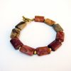 Bracelet Picasso Jasper Natural Gemstone, Handmade Jewelry, Gift for Her