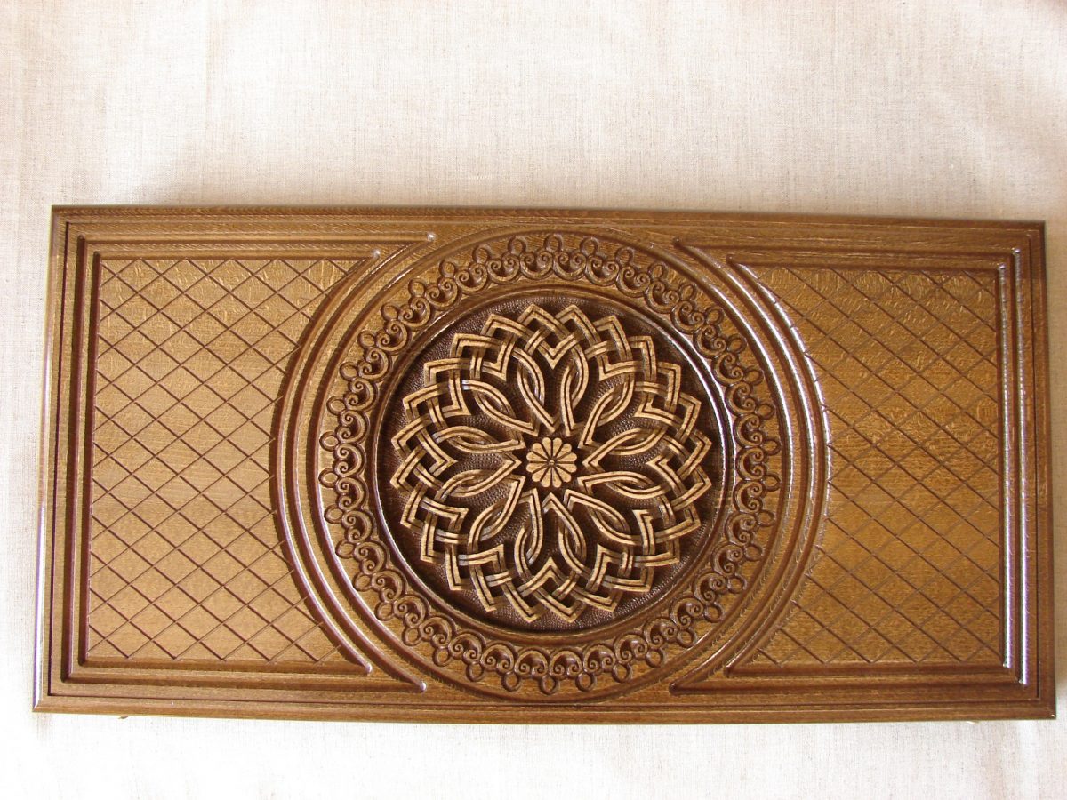 Backgammon Game Board, Wooden Handmade Armenian Nardi Nardy