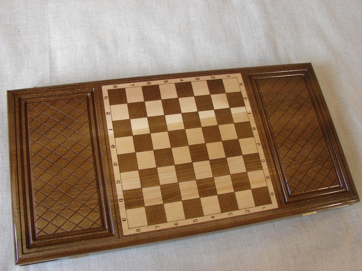 Backgammon Game Board, Wooden Handmade Armenian Nardi Nardy