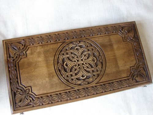 Backgammon Board Set, Handmade Armenian Nardi Nardy