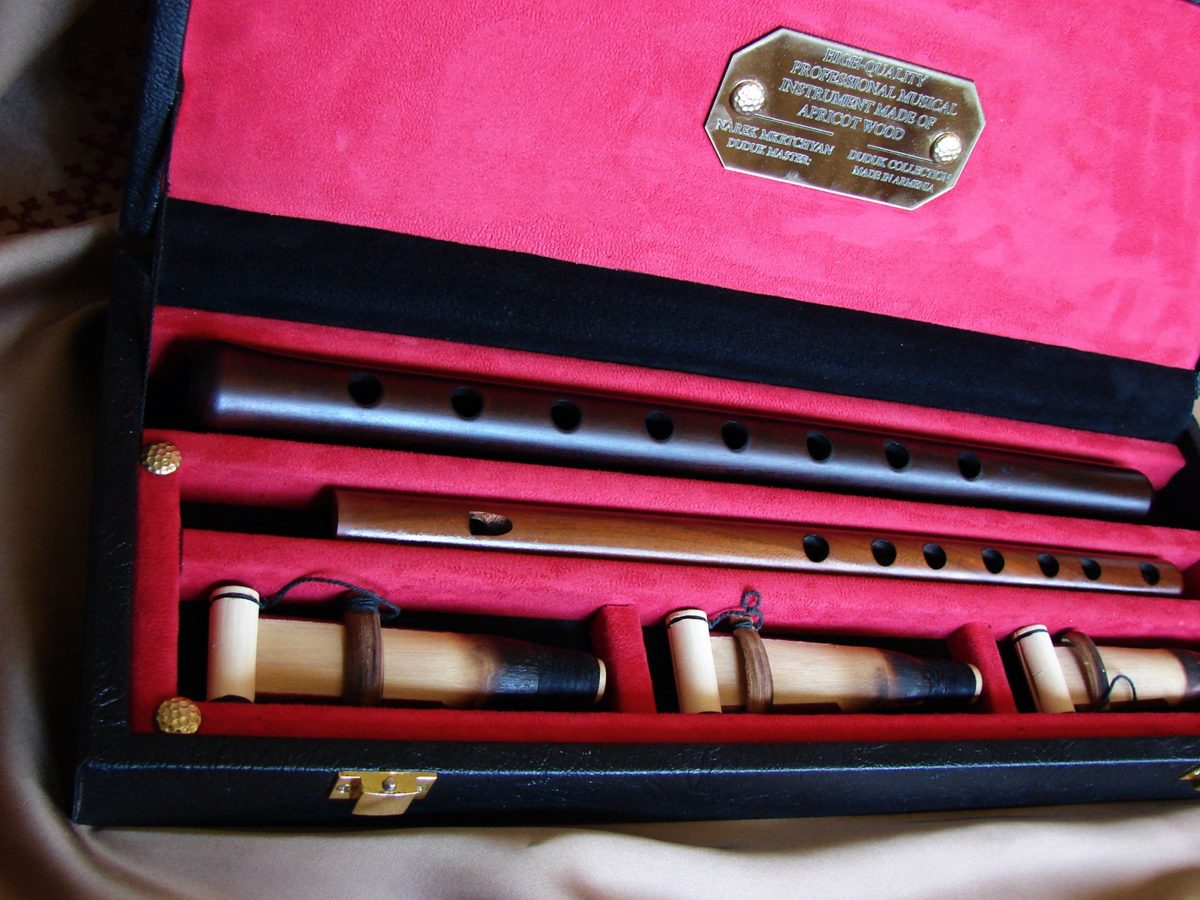 Professional Duduk and Flute in Wooden Hard Box, all keys