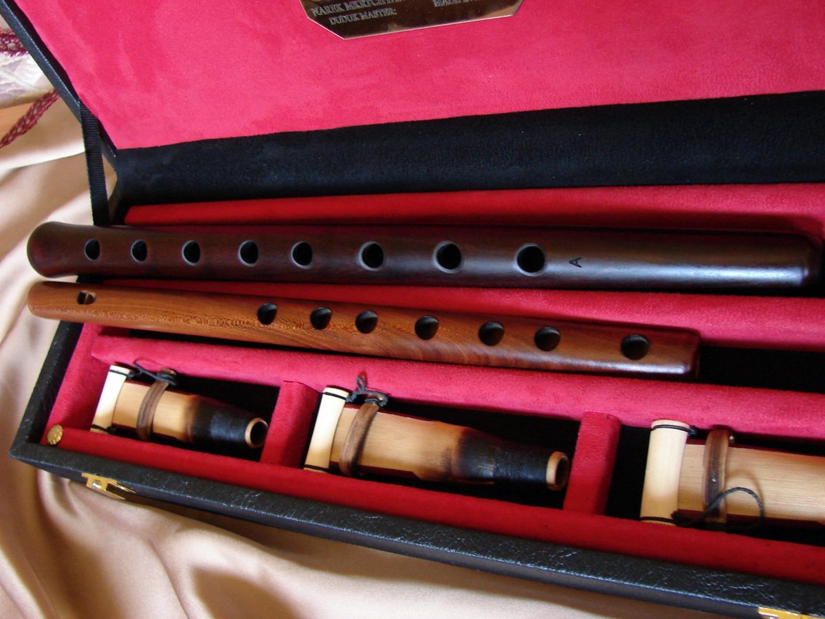 Professional Duduk and Flute in Wooden Hard Box, all keys