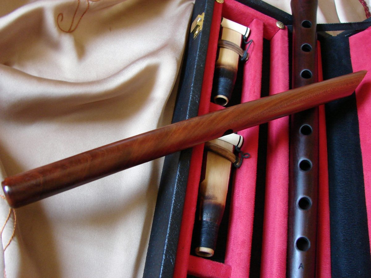 Professional Duduk and Flute in Wooden Hard Box, all keys