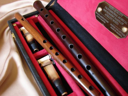 Professional Duduk and Flute in Wooden Hard Box, all keys