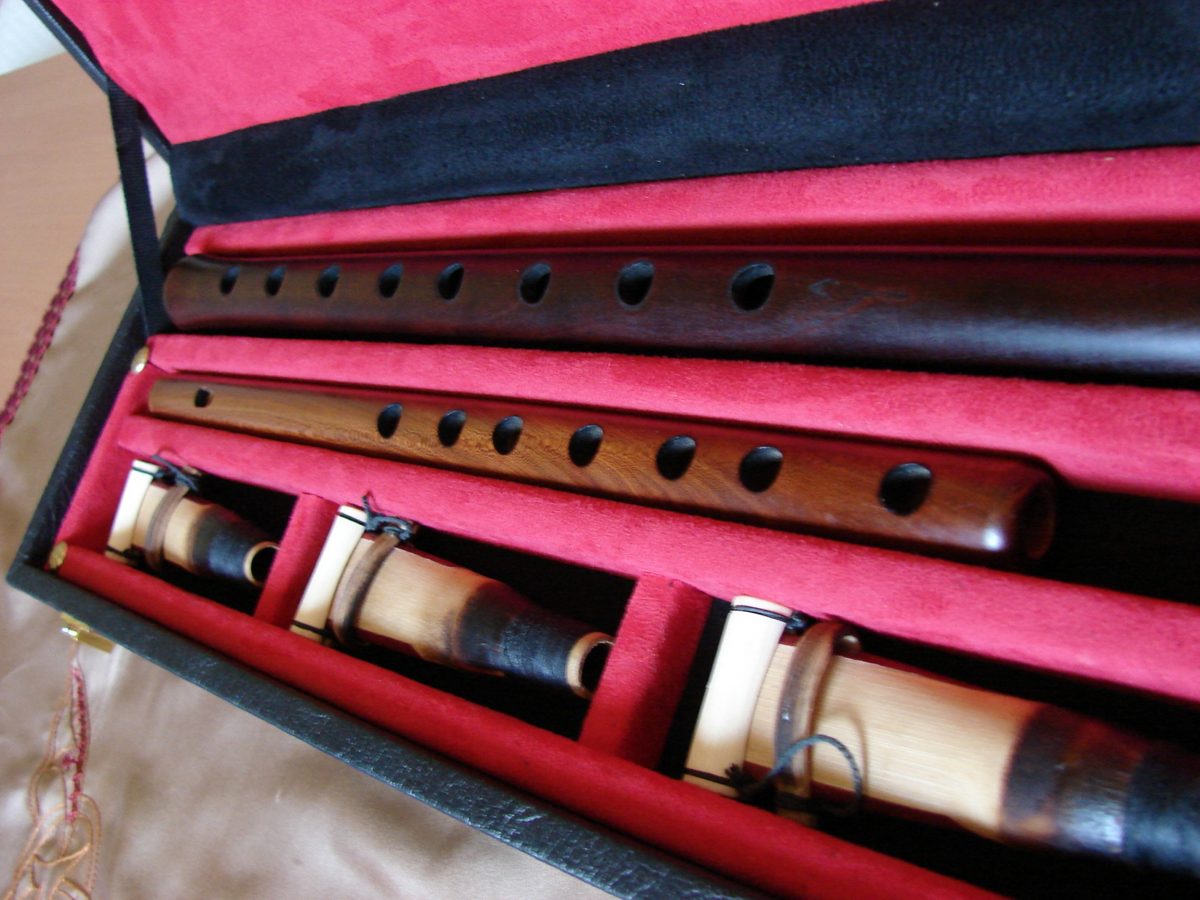 Professional Duduk and Flute in Wooden Hard Box, all keys