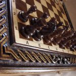 Wooden Chess Set Board