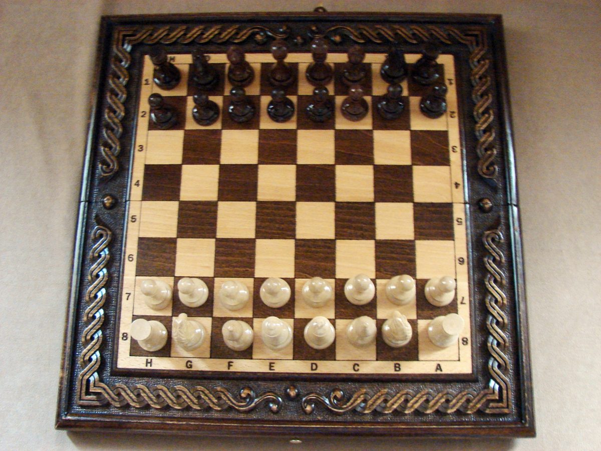 Wooden Chess Set Board