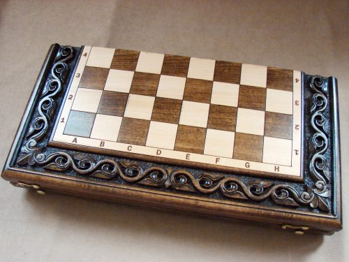 Large Wooden Chess Set Board