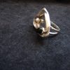 Ring with Mirror, Sterling Silver 925, Mirror jewelry, Celestial Ring, Cocktail Ring,