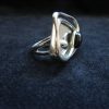 Ring with Mirror, Sterling Silver 925, Mirror jewelry, Celestial Ring, Cocktail Ring,