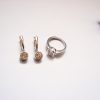 Bezel Solitaire Drop Earrings, Elegant Sparkling Earrings with Cubic Zirconia, Sterling Silver 925, Gift for Her, Dangle Earring