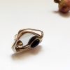 Ring with Mirror, Sterling Silver 925, Mirror jewelry, Celestial Ring, Cocktail Ring,