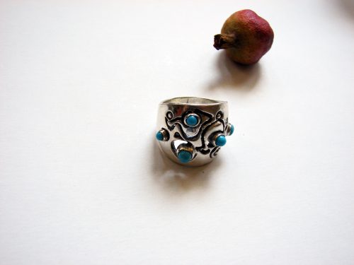 Turquoise Ring Sterling Silver 925
