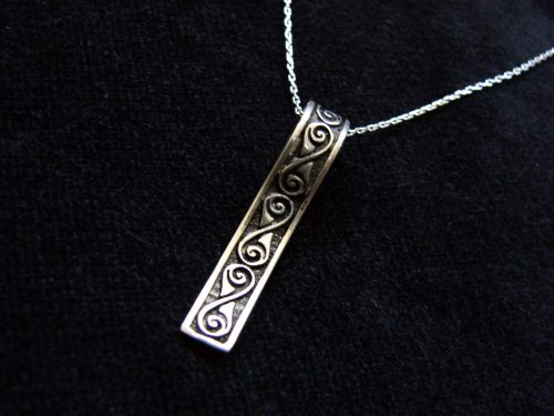 Carpet Ethnic Pendant Sterling Silver 925