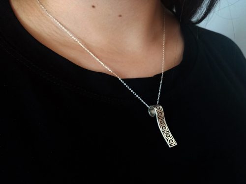Carpet Style Pendant Sterling Silver 925