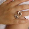 Original Ring with Knots, Sterling Silver 925, Unusual Ring, Promise Ring, Gift for Her, Open Ring, Armenian Handmade Jewelry