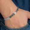 Bracelet For Men Antient Style Sterling Silver 925