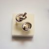 Original Ring with Knots, Sterling Silver 925, Unusual Ring, Promise Ring, Gift for Her, Open Ring, Armenian Handmade Jewelry