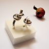 Original Ring with Knots, Sterling Silver 925, Unusual Ring, Promise Ring, Gift for Her, Open Ring, Armenian Handmade Jewelry