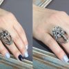 Ring Transformer Two Faces Sterling Silver 925