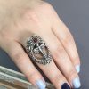 Ring Transformer Two Faces Sterling Silver 925