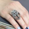 Ring Transformer Two Faces Sterling Silver 925