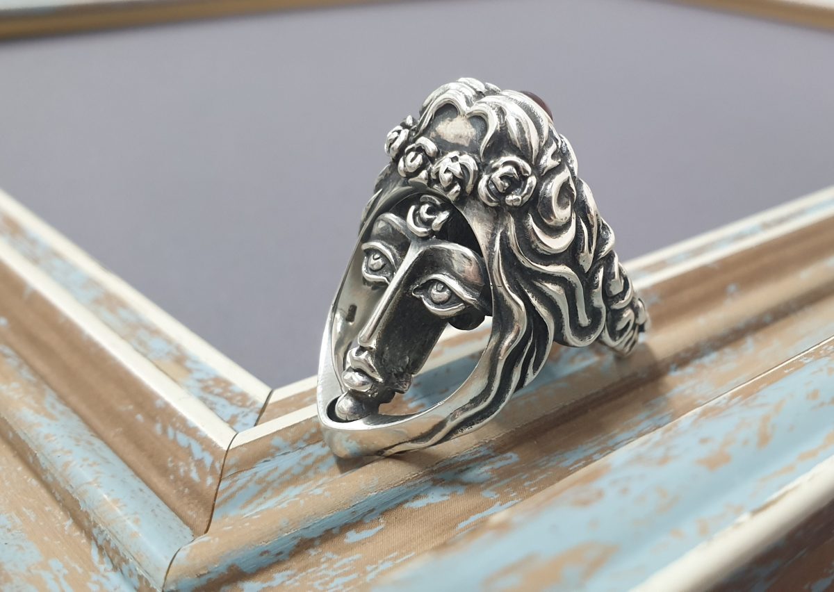 Ring Transformer Two Faces Sterling Silver 925