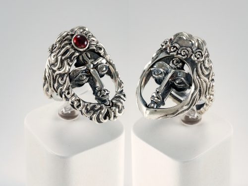 Ring Transformer Two Faces Sterling Silver 925