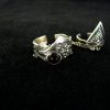 Chain Linked Rings Ararat, Silver Adjustable multi-finger rings, Armenian Symbol, Gift for Her, Armenian Handmade Jewelry