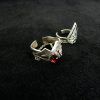 Chain Linked Rings Ararat, Silver Adjustable multi-finger rings, Armenian Symbol, Gift for Her, Armenian Handmade Jewelry