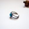 Turquoise Midi Ring Sterling Silver 925