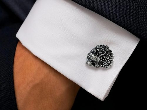 Sterling Silver Cufflinks Lion for Men