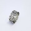 Silver Ring with Dots, Minimalist Ring, Band Ring, Armenian Handmade Jewelry, Gift for Her