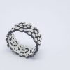Silver Ring with Dots, Minimalist Ring, Band Ring, Armenian Handmade Jewelry, Gift for Her