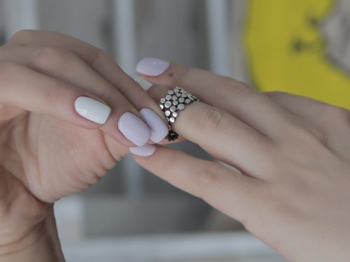 Silver Ring with Dots, Minimalist Ring, Band Ring, Armenian Handmade Jewelry, Gift for Her