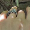 Twig Leaves Ring Sterling Silver 925, Minimalist Ring, Armenian Handmade Jewelry, Gift for Her
